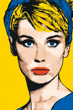 PopArt Fraünportrait Bunt Mit Halbtonpunkten | Pop Art | Stilrichtungen