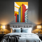 PopArt Moderne Gebaeude Stil