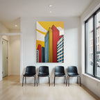 PopArt Moderne Gebaeude Stil