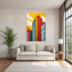 PopArt Moderne Gebaeude Stil