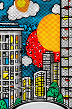 PopArt Lebendige Stadtlandschaft | Pop Art | Stilrichtungen