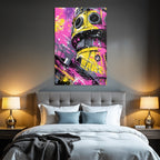 PopArt Leuchtturm Oder Plattform Kunst Moderner Grafikstil