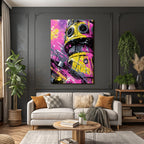 PopArt Leuchtturm Oder Plattform Kunst Moderner Grafikstil