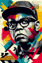 PopArt Stilisiertes Person Porträt Moderne Kunst Geometrische Formen | Pop Art | Stilrichtungen