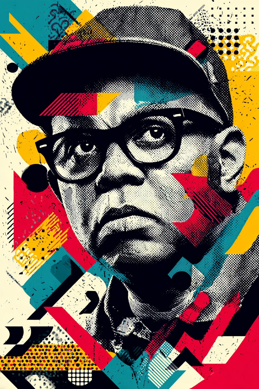 PopArt Stilisiertes Person Porträt Moderne Kunst Geometrische Formen | Pop Art | Stilrichtungen