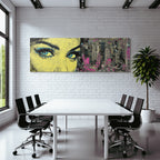 PopArt Auge Und Stadtlandschaft Popart