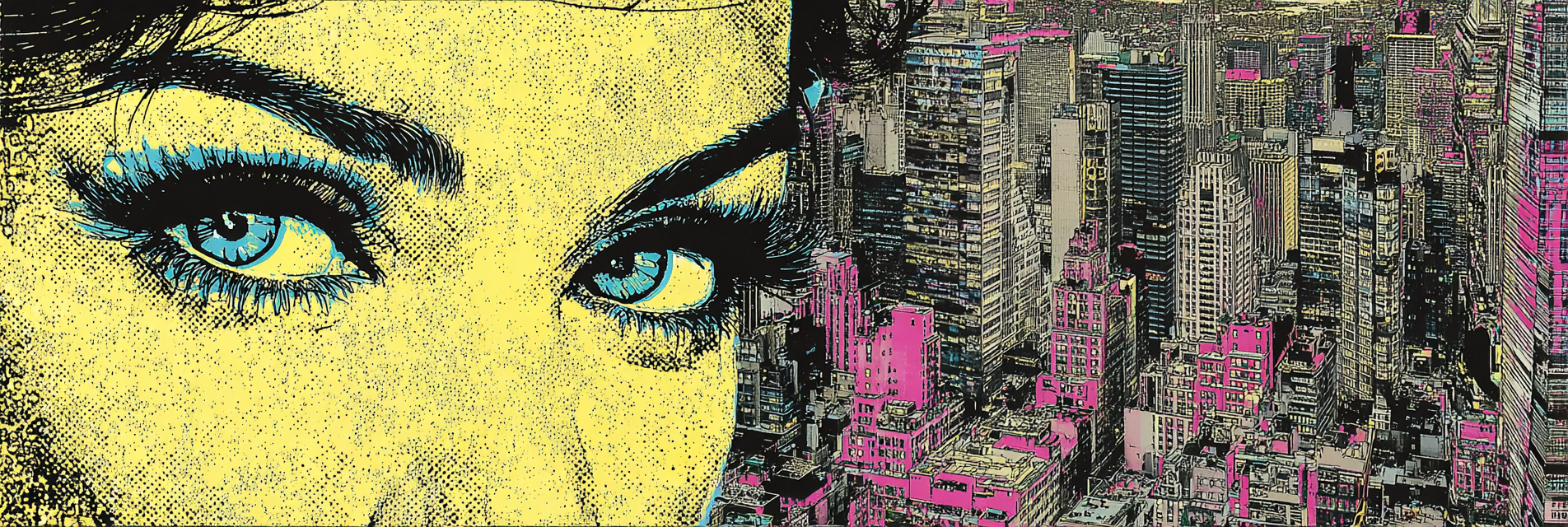 PopArt Auge Und Stadtlandschaft Popart | Pop Art | Stilrichtungen