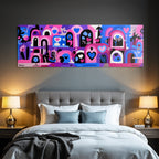 PopArt Bunte Abstrakte Baukunst Der Herzen
