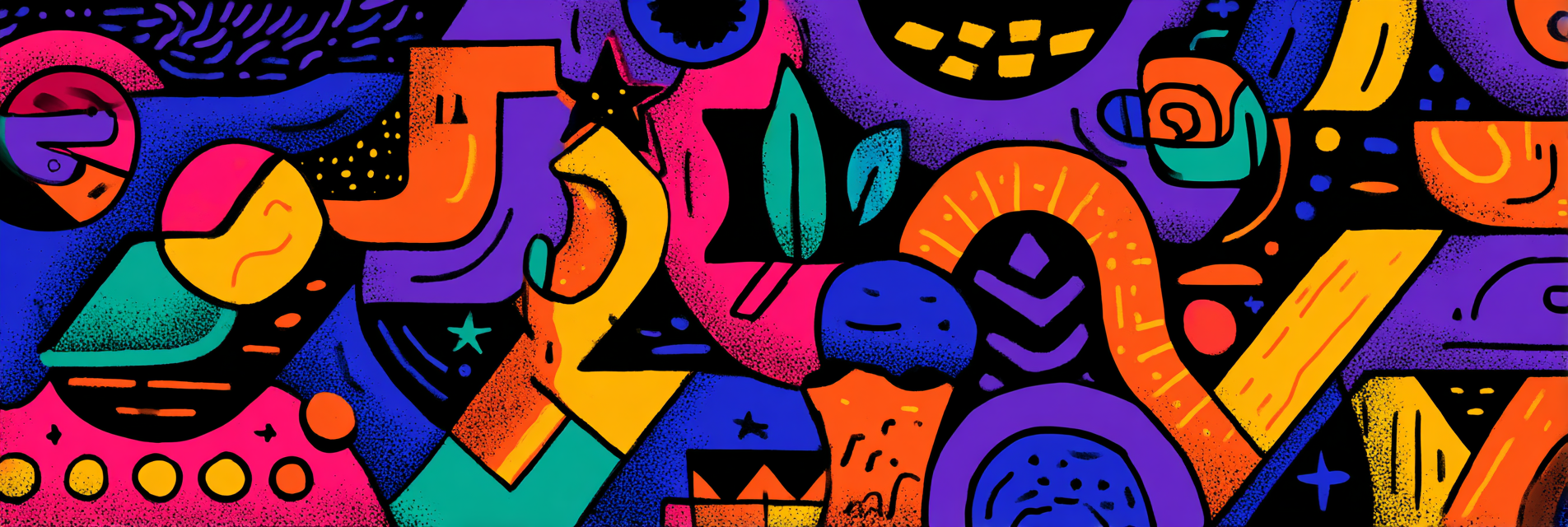 PopArt Buntes Abstract Kunstwerk | Pop Art | Stilrichtungen