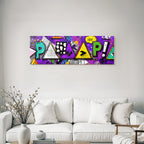 PopArt Buntes Retro Geometrisches Design