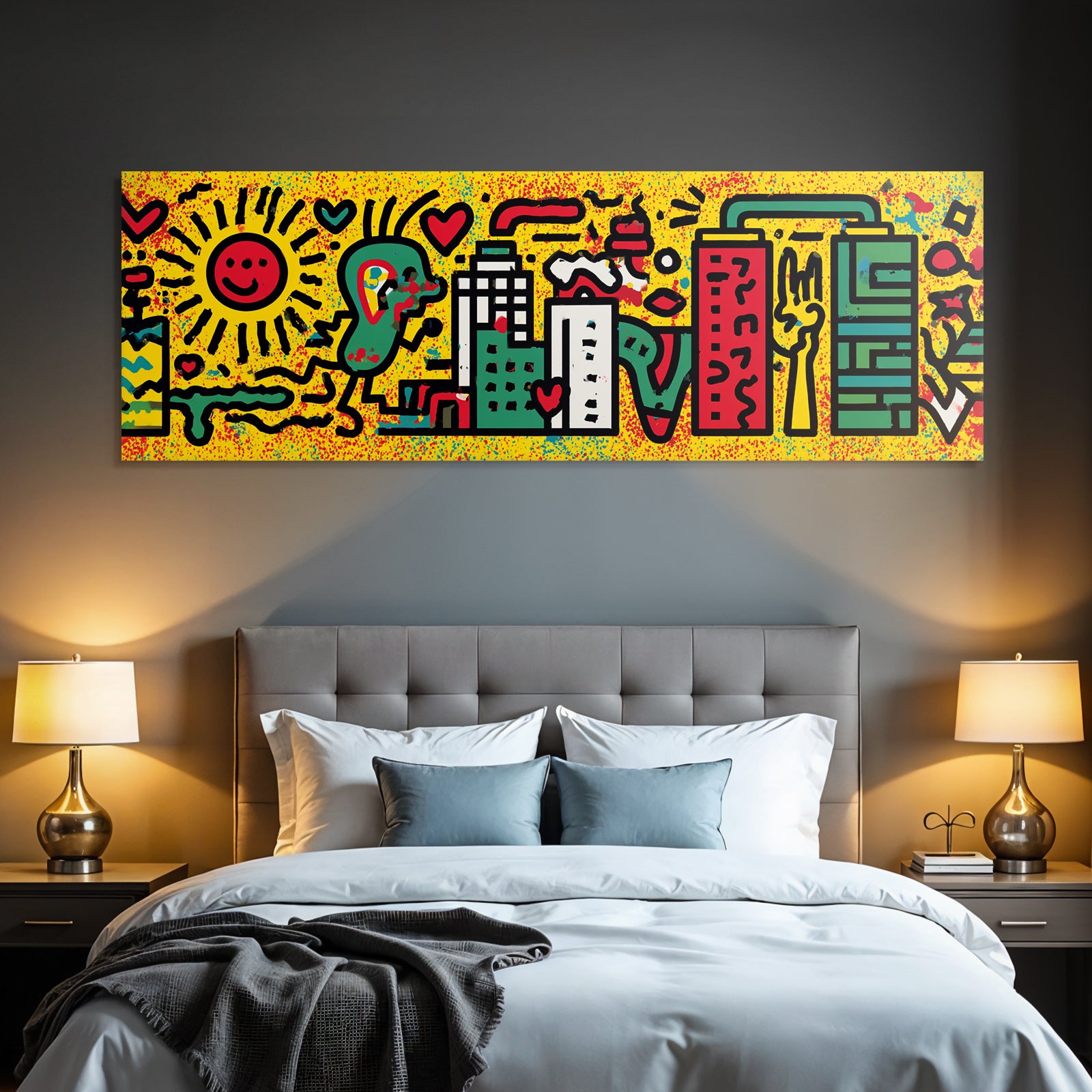 PopArt Farbenfrohes Kunstwerk