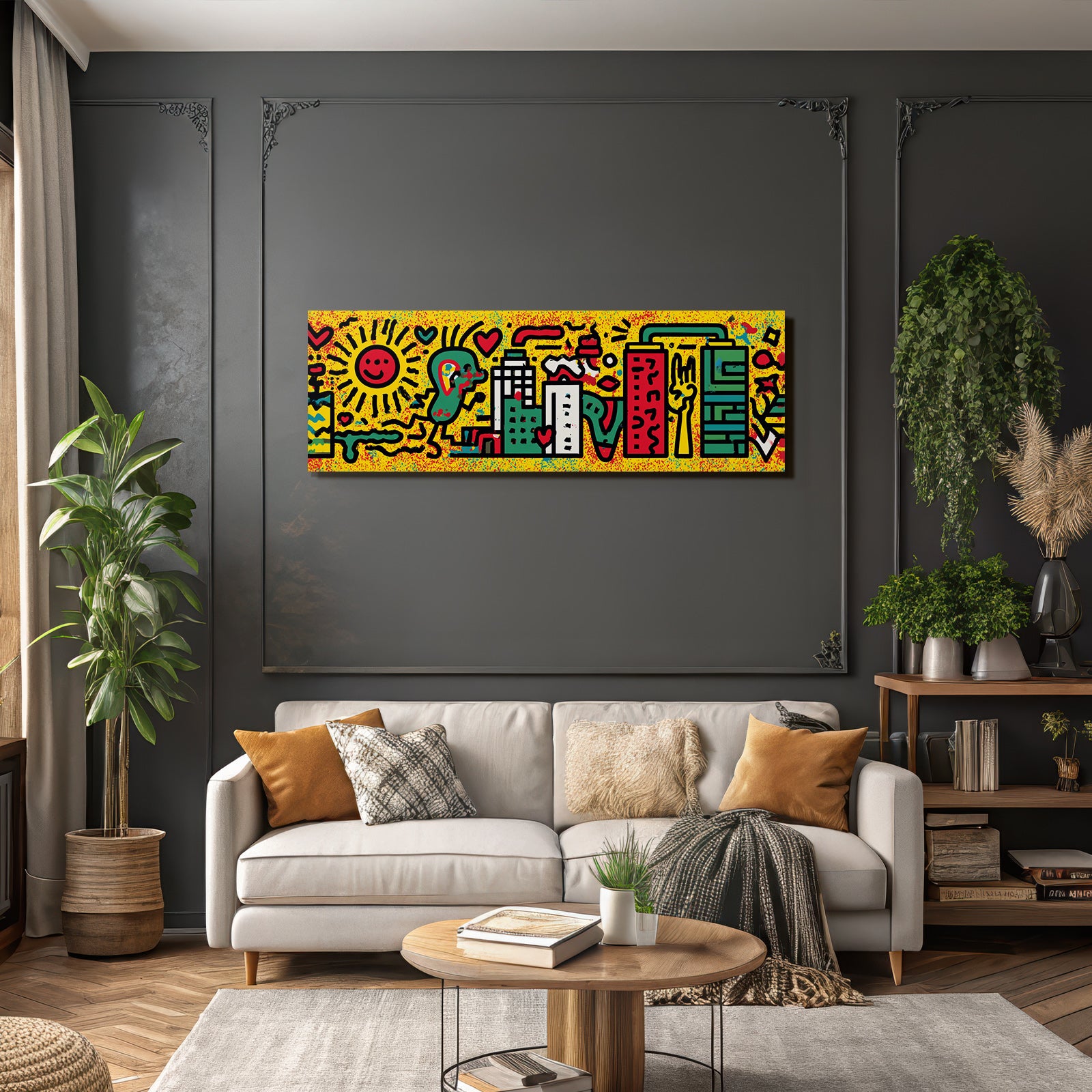 PopArt Farbenfrohes Kunstwerk