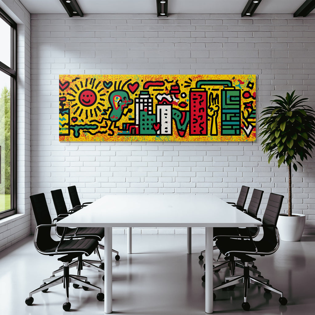 PopArt Farbenfrohes Kunstwerk