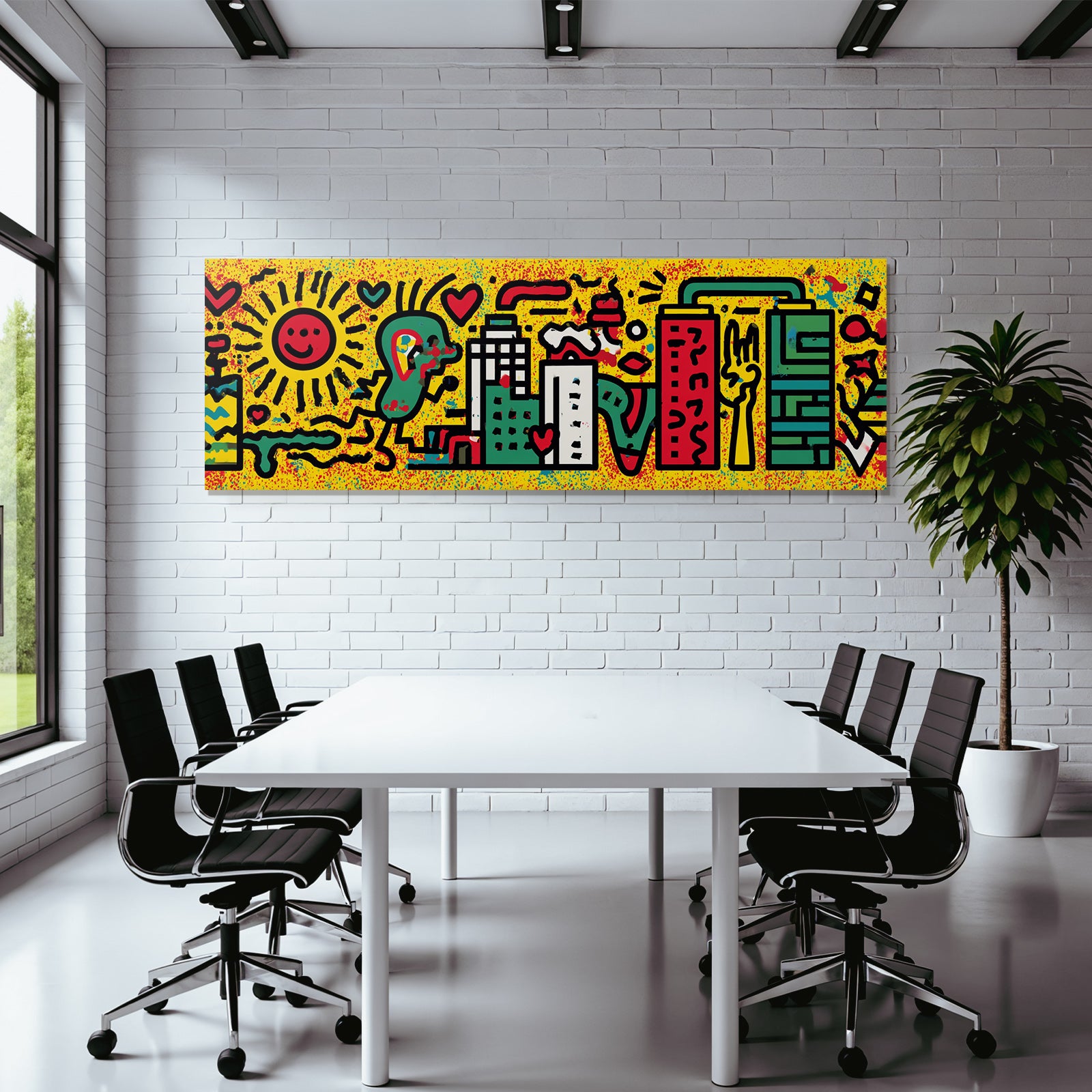 PopArt Farbenfrohes Kunstwerk