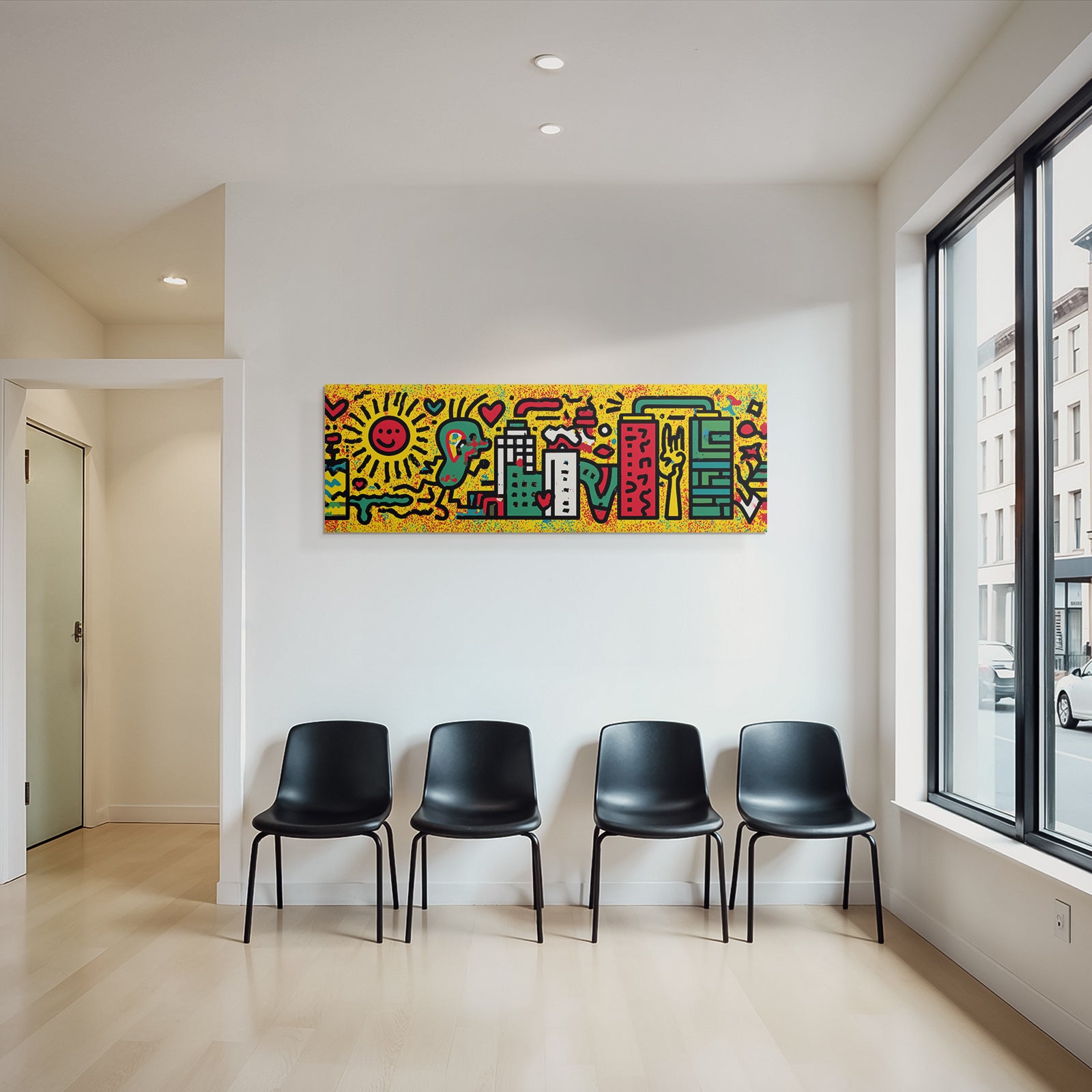 PopArt Farbenfrohes Kunstwerk