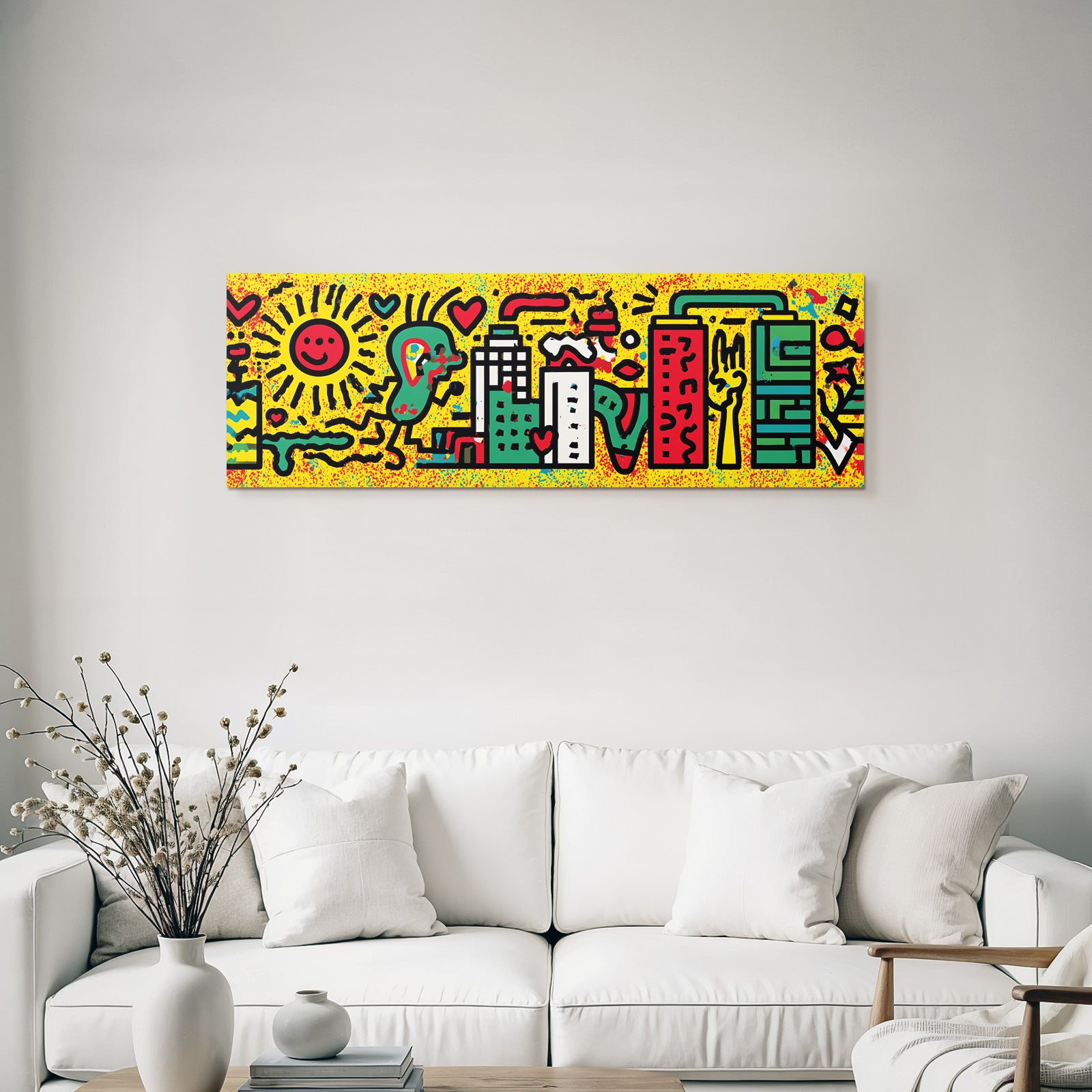 PopArt Farbenfrohes Kunstwerk