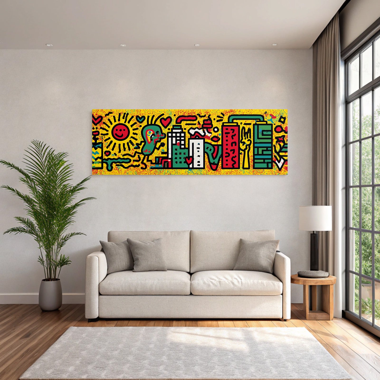 PopArt Farbenfrohes Kunstwerk
