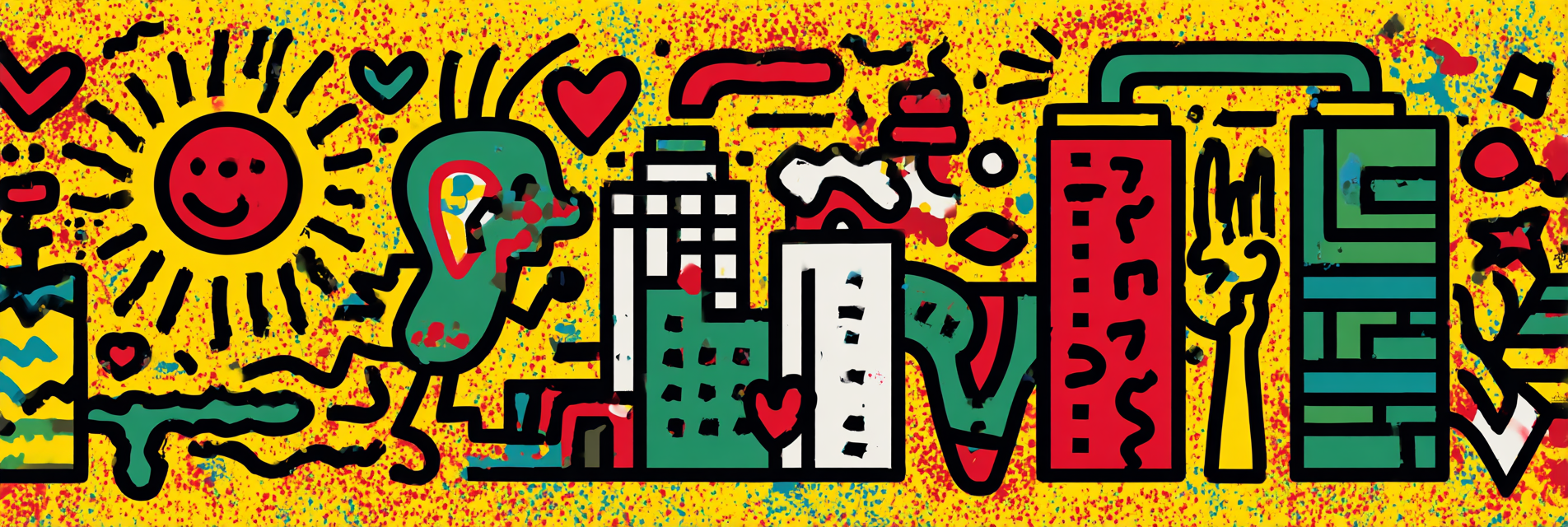 PopArt Farbenfrohes Kunstwerk | Pop Art | Stilrichtungen