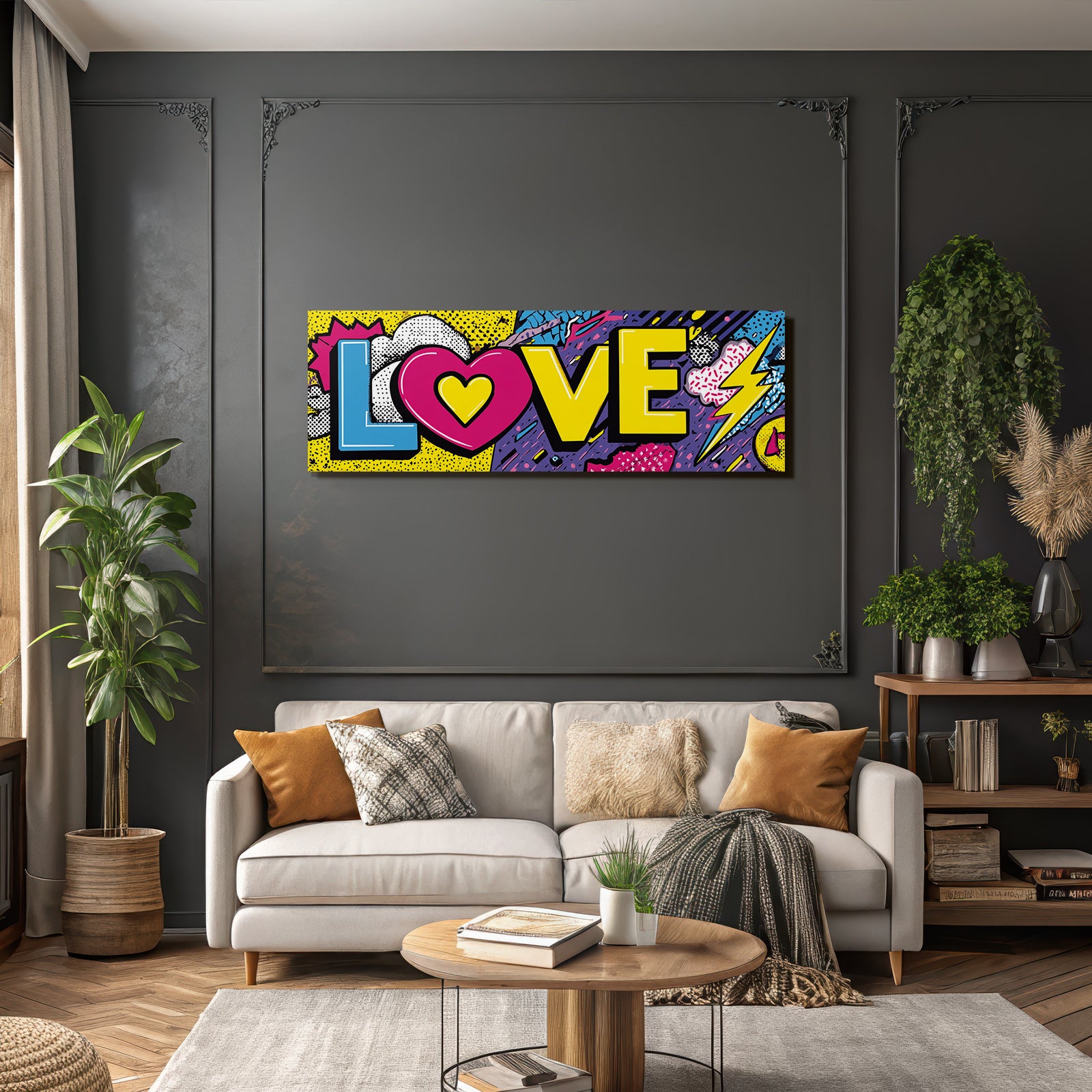 PopArt Liebe Stil Design