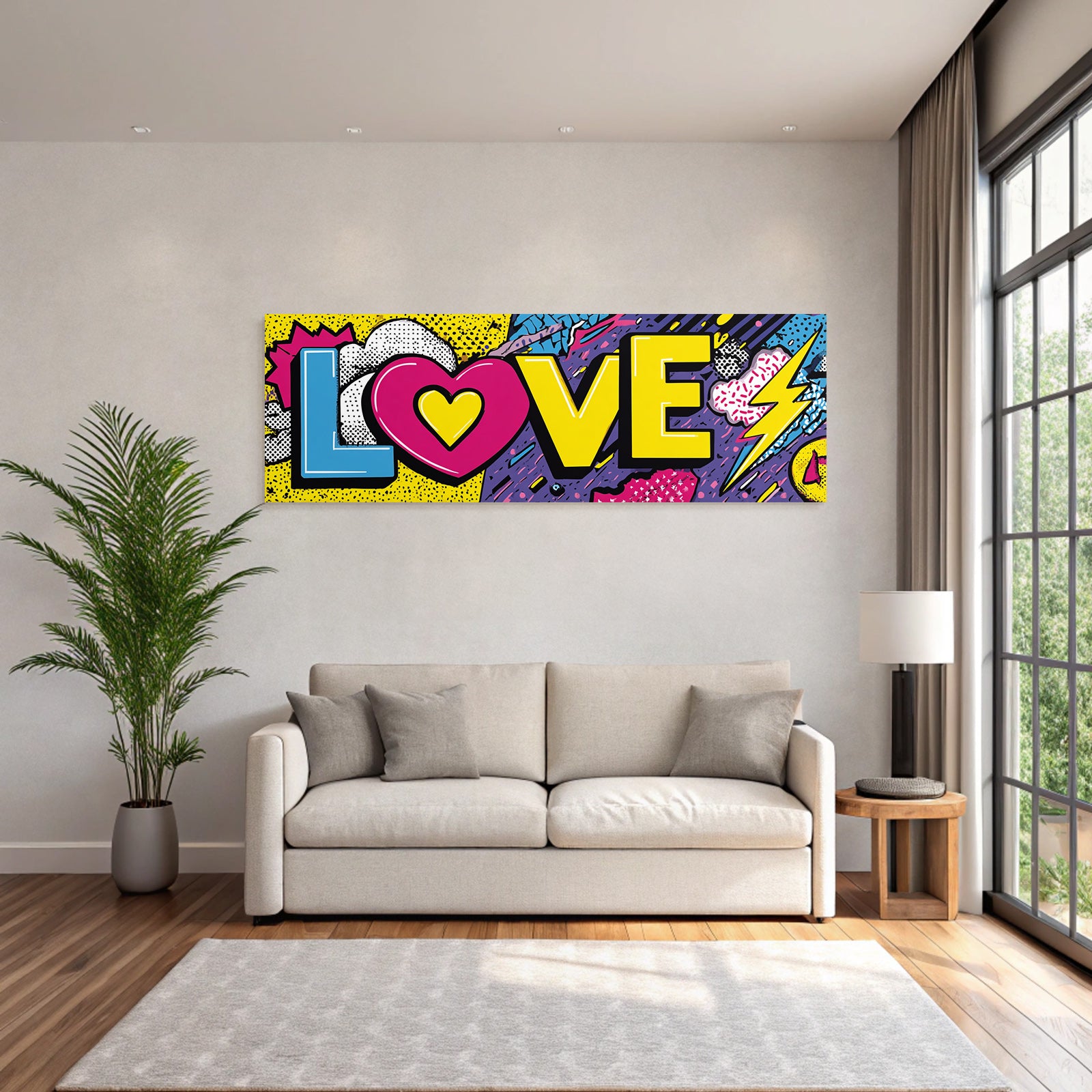 PopArt Liebe Stil Design