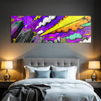 PopArt Stadtansicht Popart Stil Mit Dynamischen Wolken