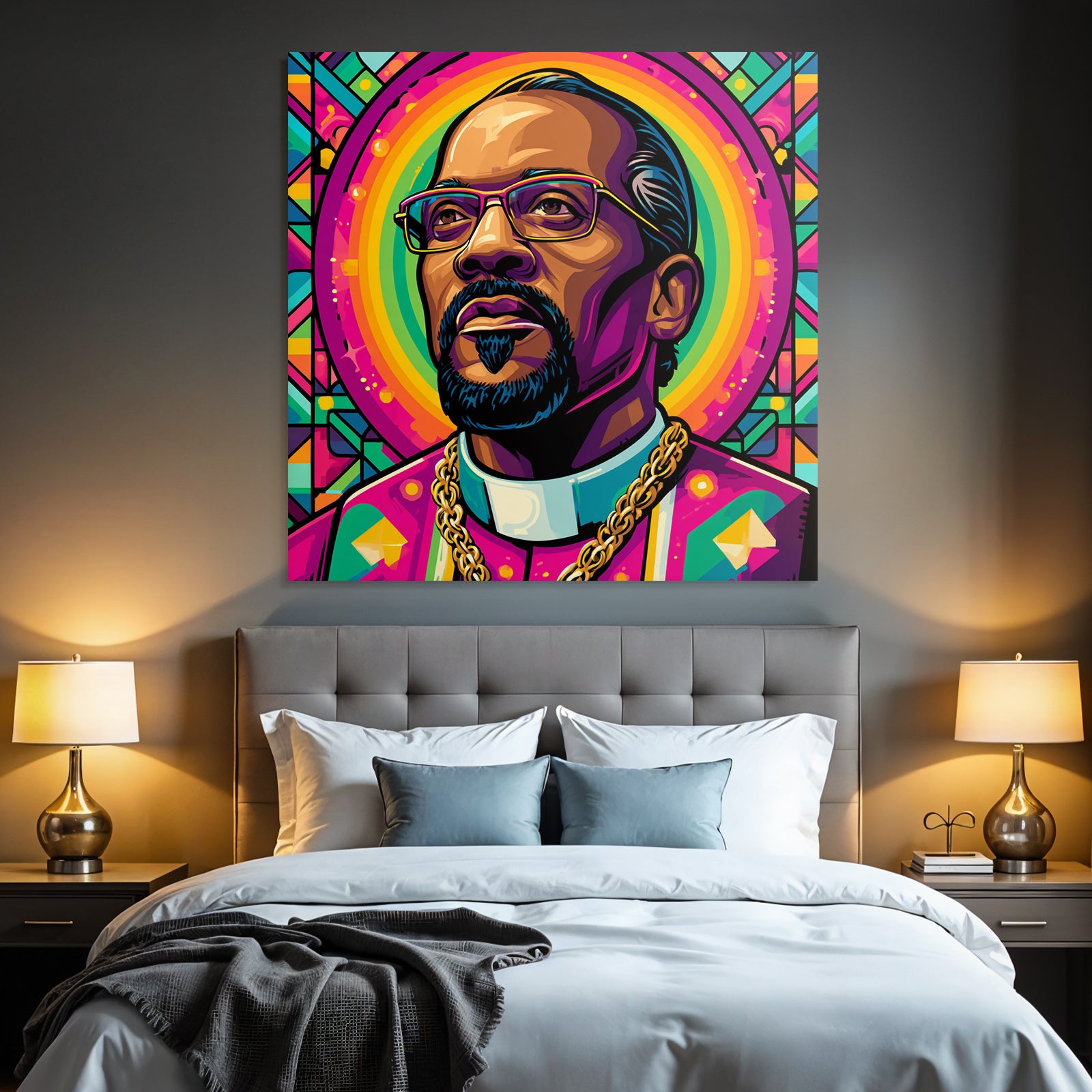 PopArt Mann Als Moderne Religiöse Ikone