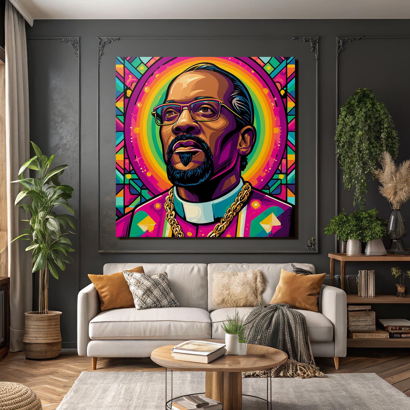 PopArt Mann Als Moderne Religiöse Ikone