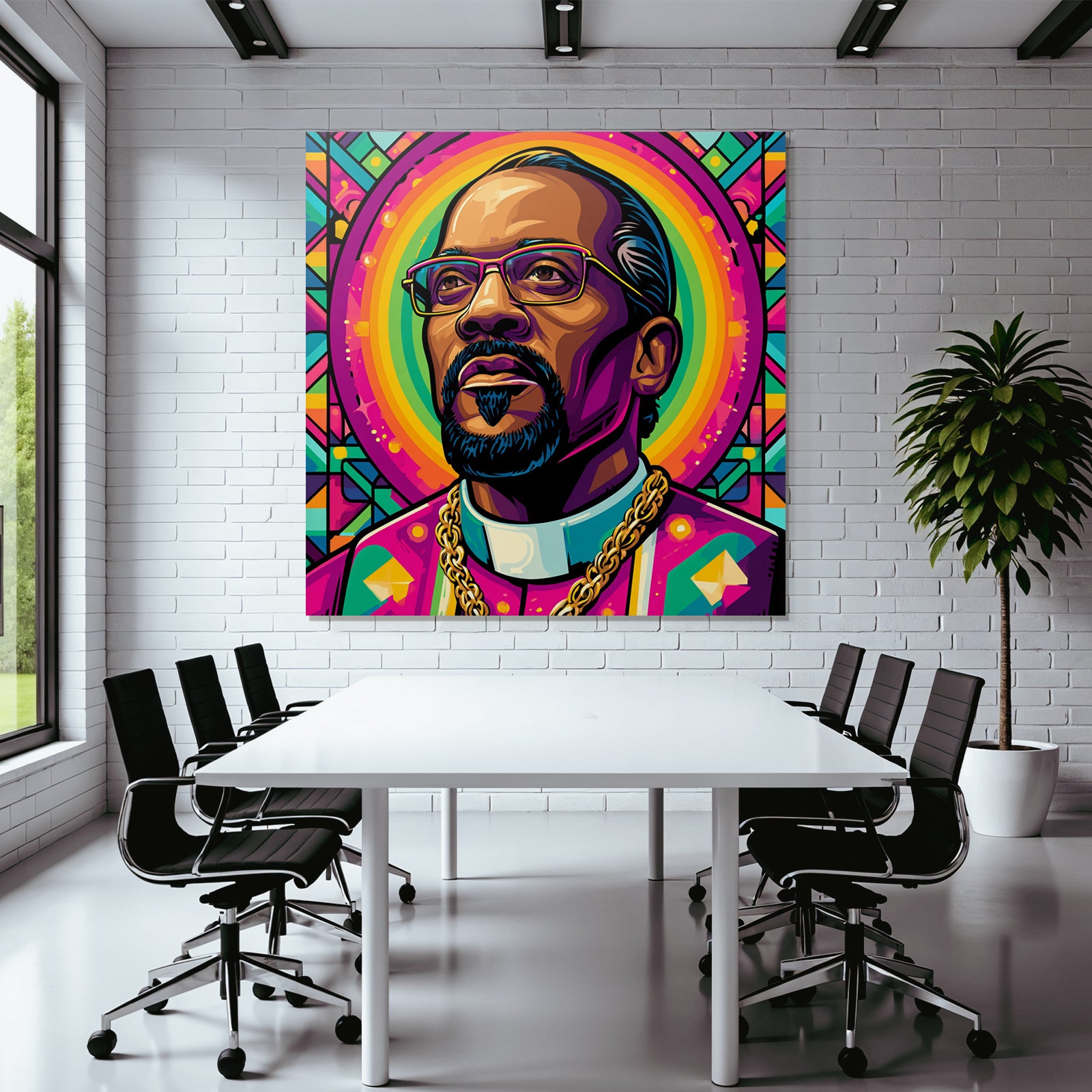PopArt Mann Als Moderne Religiöse Ikone