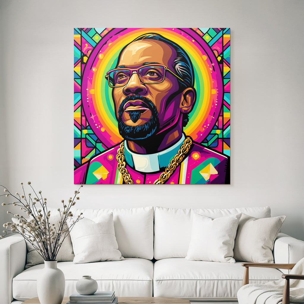 PopArt Mann Als Moderne Religiöse Ikone