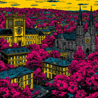 PopArt Moderne Stadtlandschaft Mit Lebendigen Farben | Pop Art | Stilrichtungen