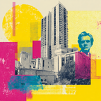 PopArt Modernes Stadtbild Mit Person Und Ruine | Pop Art | Stilrichtungen