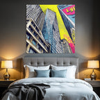 PopArt Popart Stadtlandschaft Moderne Hochhaeuser