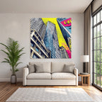 PopArt Popart Stadtlandschaft Moderne Hochhaeuser
