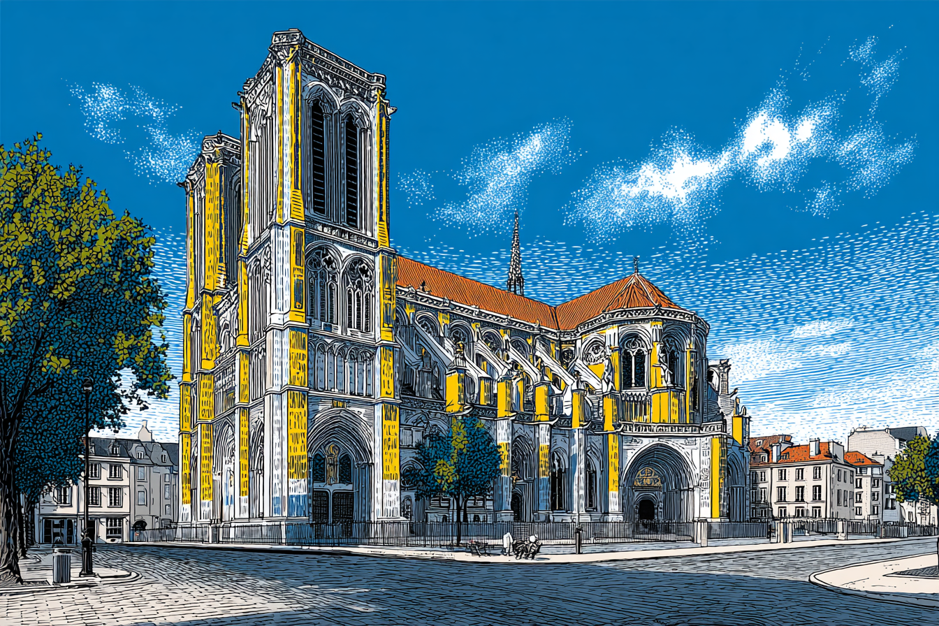 PopArt Kathedrale Gotische Architektur Farbenfrohe Moderne Interpretation | Pop Art | Stilrichtungen