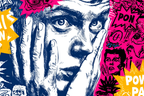 PopArt Verstaunt Nachdenklich Gesicht Mit Händen Auf Den Wangen Inspiration | Pop Art | Stilrichtungen