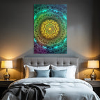 Buntes Mandala Für Einheit Und Harmonie
