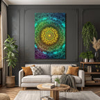 Buntes Mandala Für Einheit Und Harmonie
