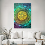Buntes Mandala Für Einheit Und Harmonie
