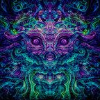 Psychedelische Symmetrische Gesichtsmaske | Psychedelische Kunst | Stilrichtungen