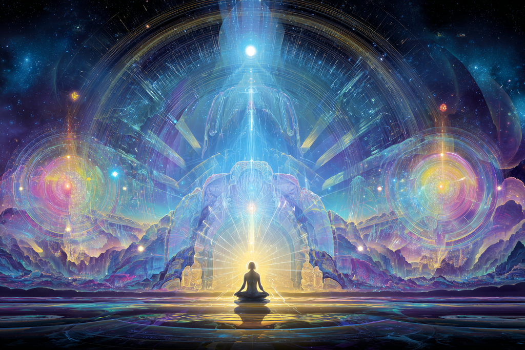 Meditation Im Kosmischen Licht | Psychedelische Kunst | Stilrichtungen