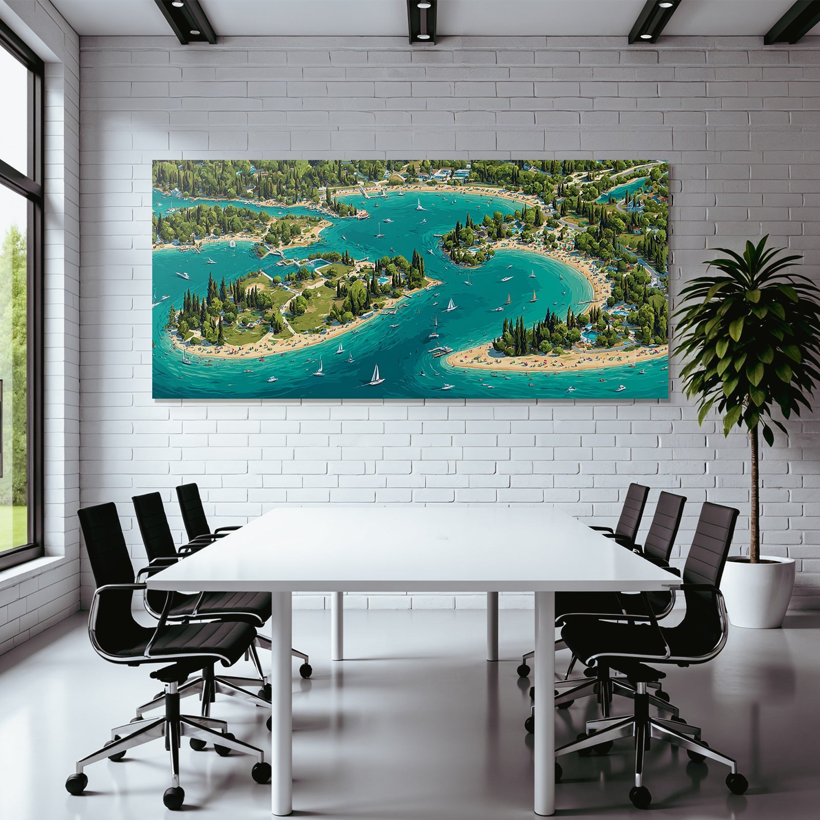 Coastal Summer Leisure Activities Boats And Beaches