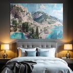 Küstenlandschaft Amalfi Stadt Mittelmeer
