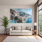 Küstenlandschaft Amalfi Stadt Mittelmeer