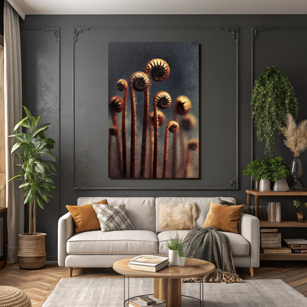 Lesen Denken Nährfarn Nährungen Detailaufnahme Kunstfotografie