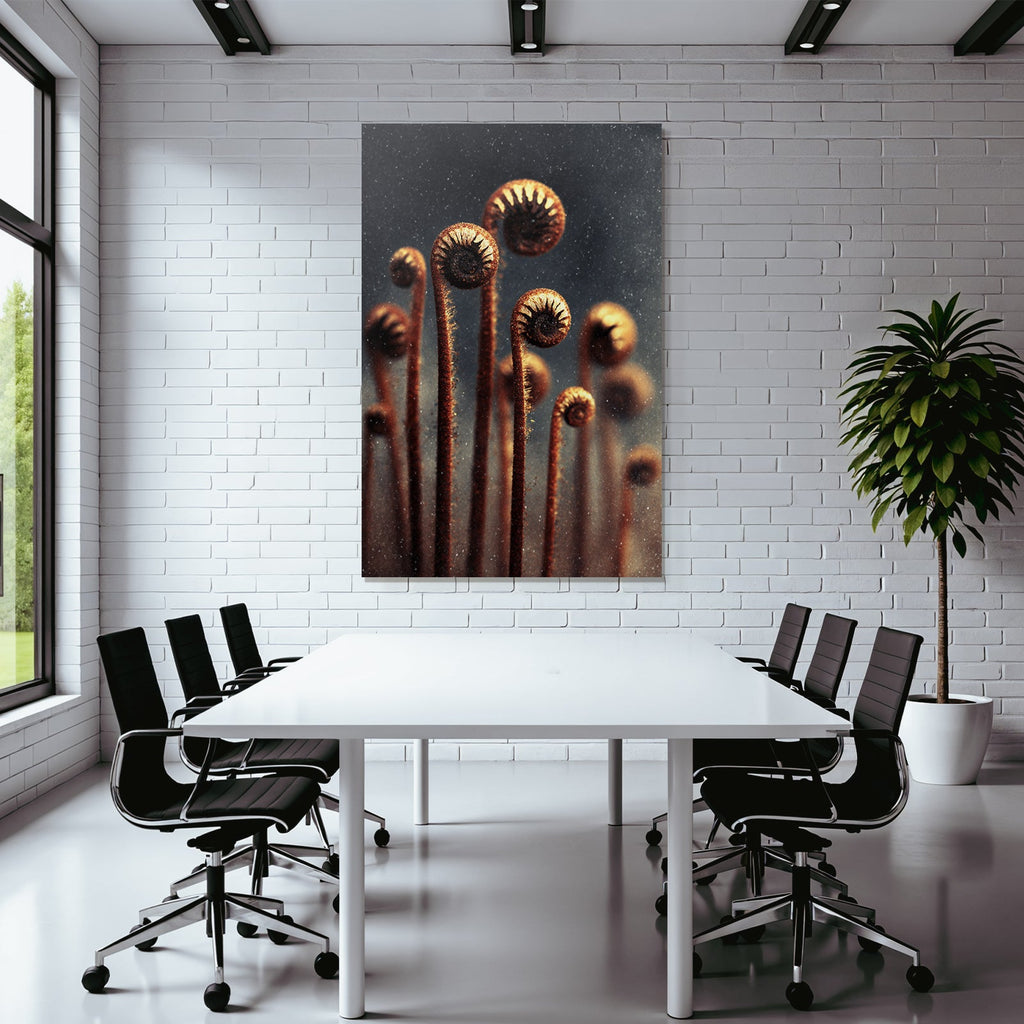 Lesen Denken Nährfarn Nährungen Detailaufnahme Kunstfotografie