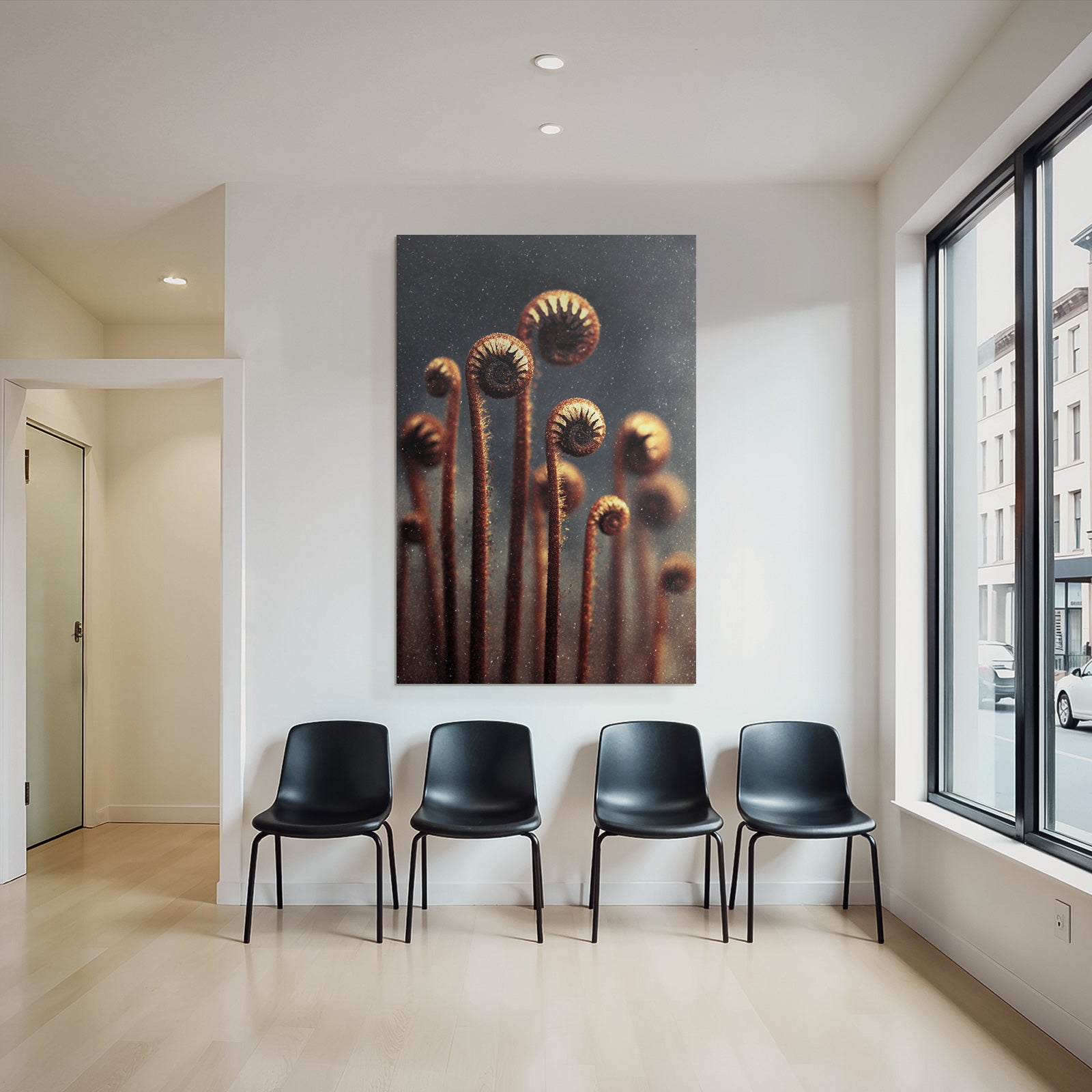 Lesen Denken Nährfarn Nährungen Detailaufnahme Kunstfotografie