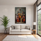 Musikalische Instrumente Vintage Hintergrund Musikblatter