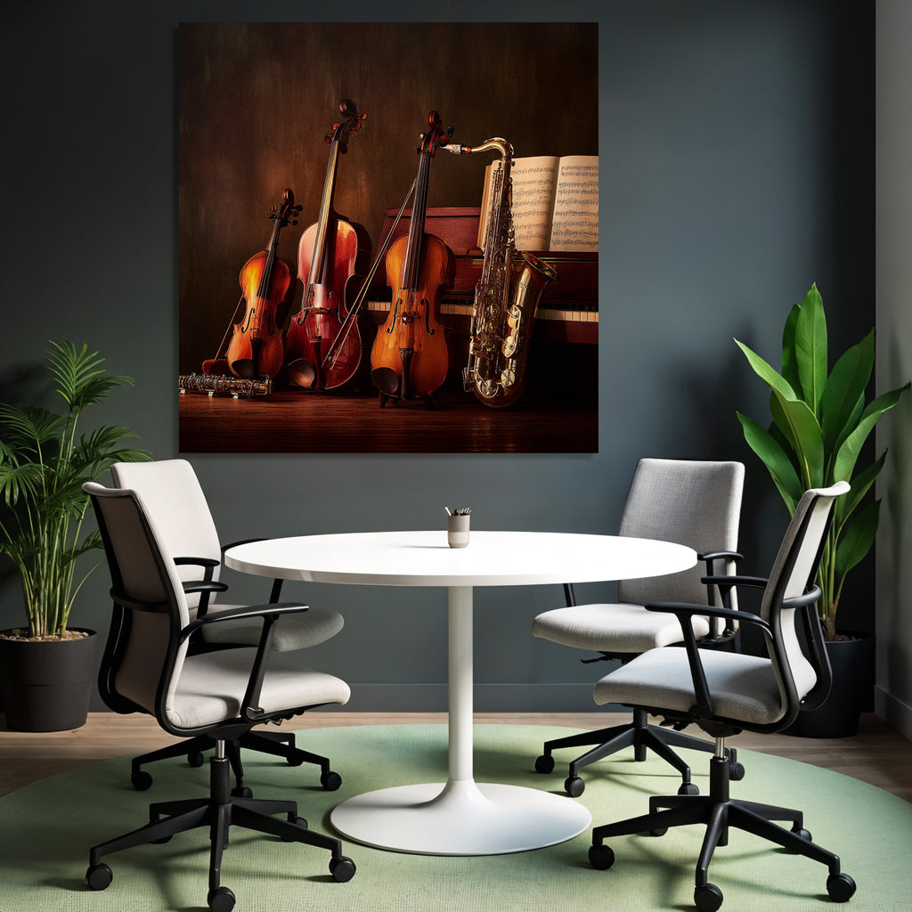 Musikinstrumente Arrangement Stimmungsvoll