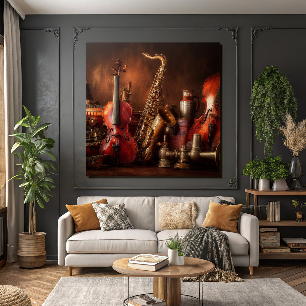 Musikinstrumente Vintage Atmosphäre