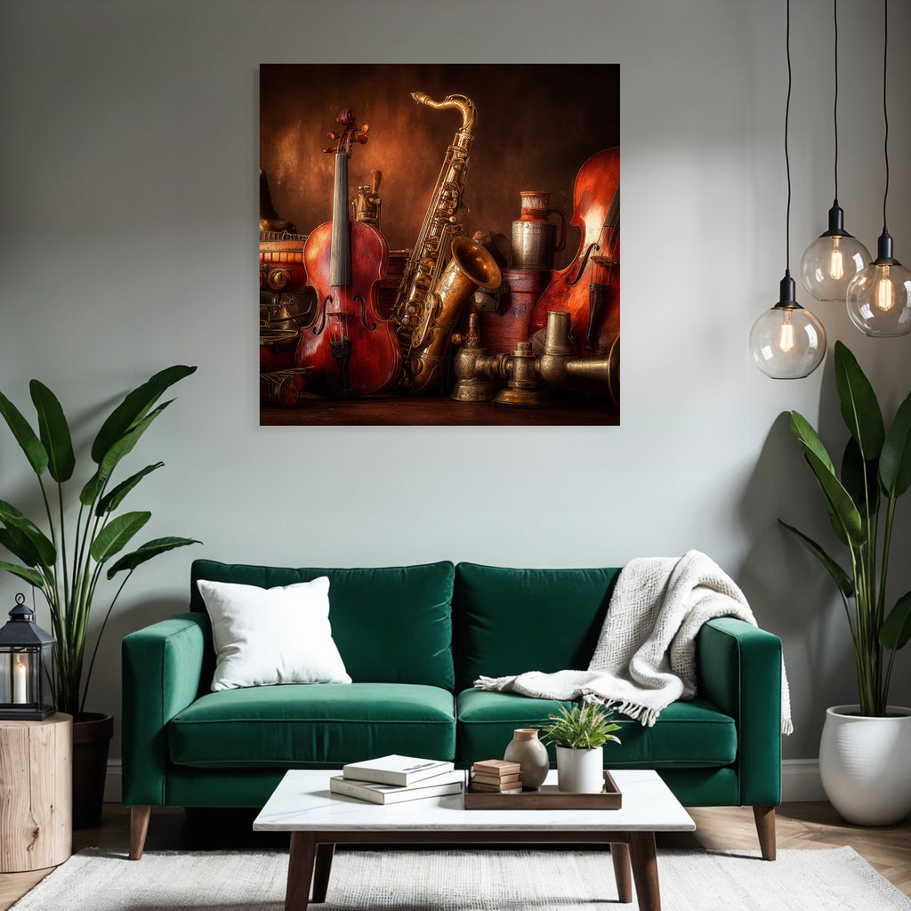 Musikinstrumente Vintage Atmosphäre